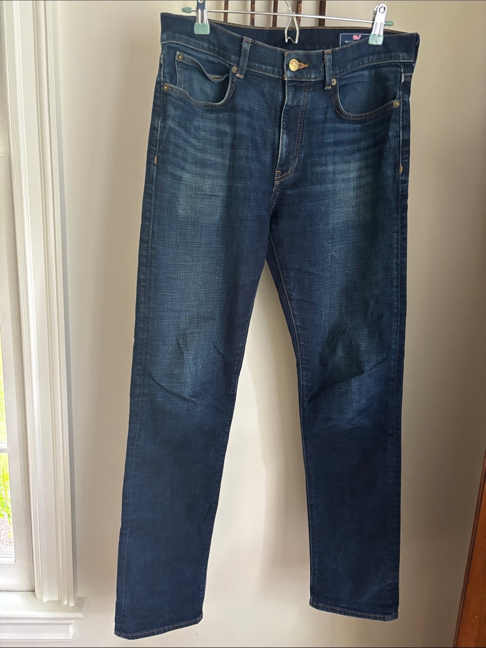 Vineyard Vines Men's Dark Blue Stretch Jeans
